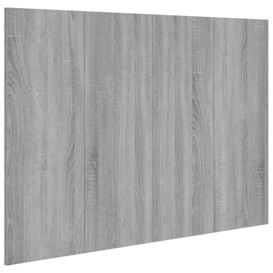 Hoofdbord 20X,5X80 Cm Bewerkt Hout Eikenkleurig 1 Grijs sonoma