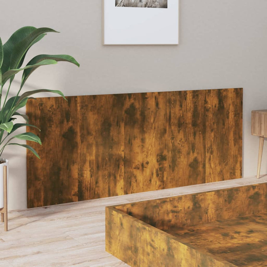 Hoofdbord 200X,5X80 Cm Bewerkt Hout Kleurig Gerookt eiken