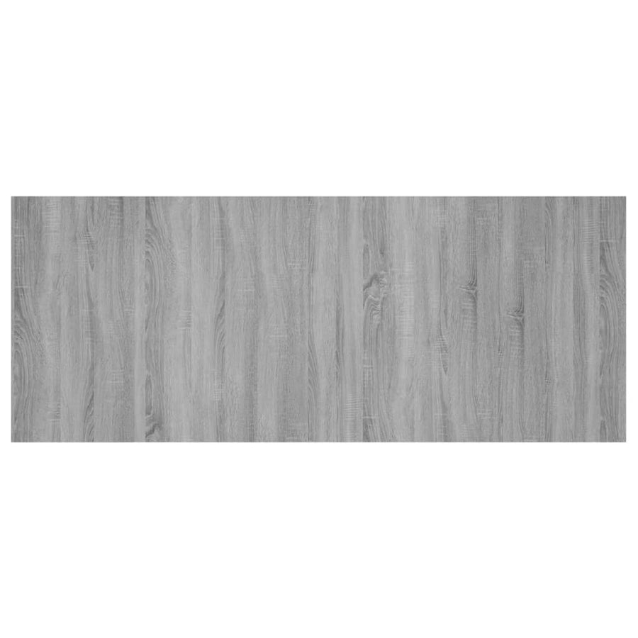 Hoofdbord 200X,5X80 Cm Bewerkt Hout Eikenkleurig Grijs sonoma