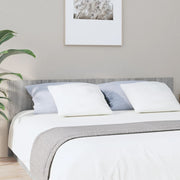 Headboard 200x1.5x80 cm engineered wood grey Sonoma oak look