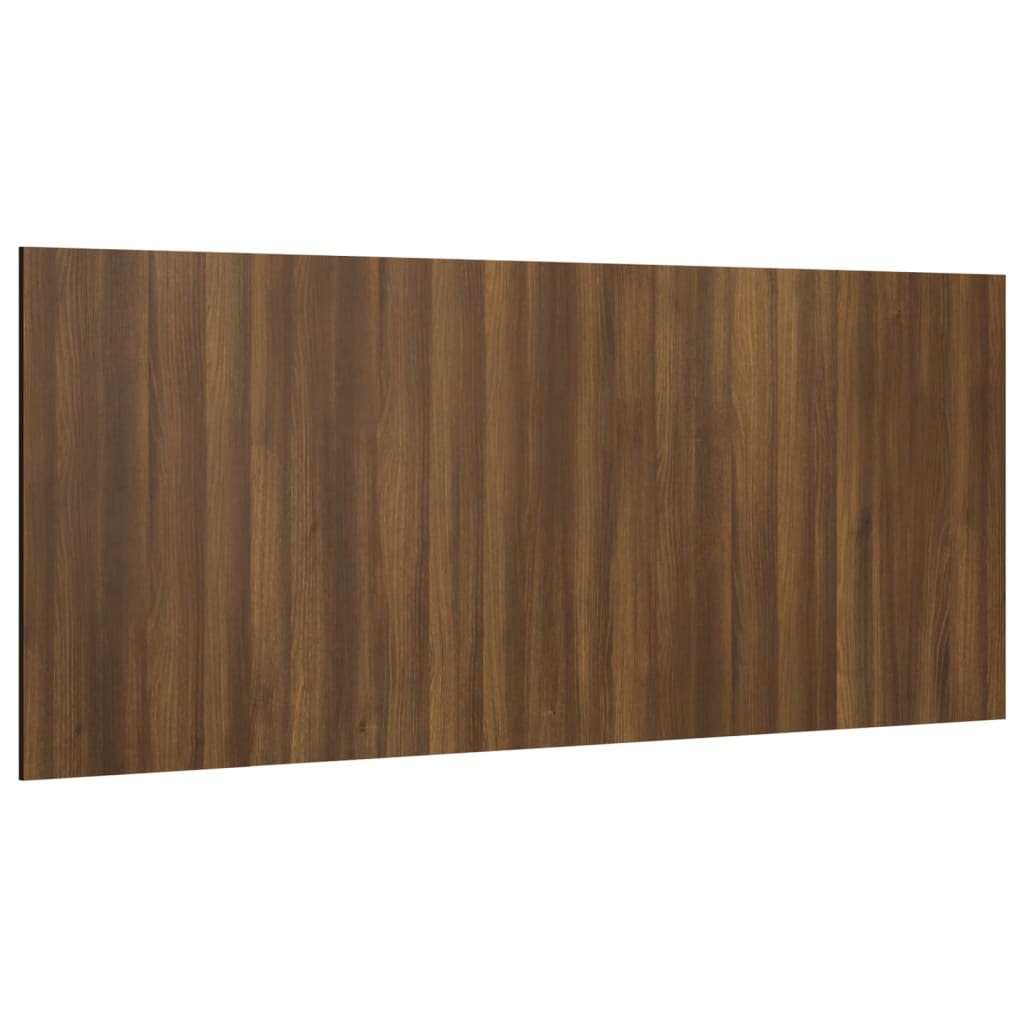 Hoofdbord 200X1,5X80 Cm Bewerkt Hout Bruin Eikenkleur Bruineiken