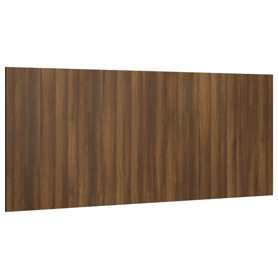 Hoofdbord 200X1,5X80 Cm Bewerkt Hout Bruin Eikenkleur Bruineiken