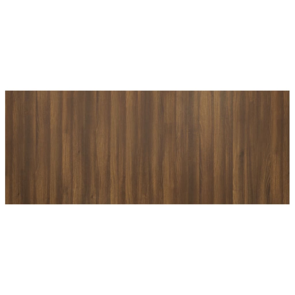 Hoofdbord 200X1,5X80 Cm Bewerkt Hout Bruin Eikenkleur Bruineiken