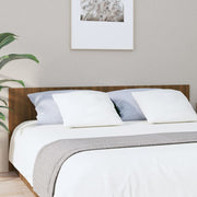Headboard 200x1.5x80 cm processed wood brown oak color