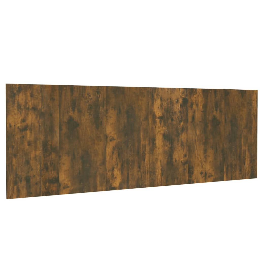 Hoofdbord Wandmodel 240X,5X80 Cm Bewerkt Hout Gerookt eiken