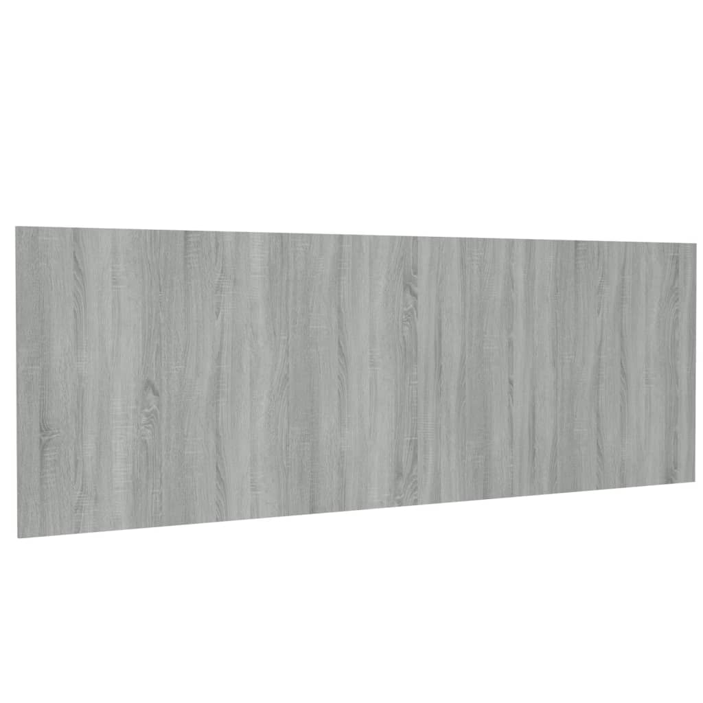 Hoofdbord Wandmodel 240X,5X80 Cm Bewerkt Hout Grijs sonoma