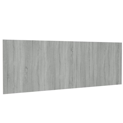 Hoofdbord Wandmodel 240X,5X80 Cm Bewerkt Hout Grijs sonoma