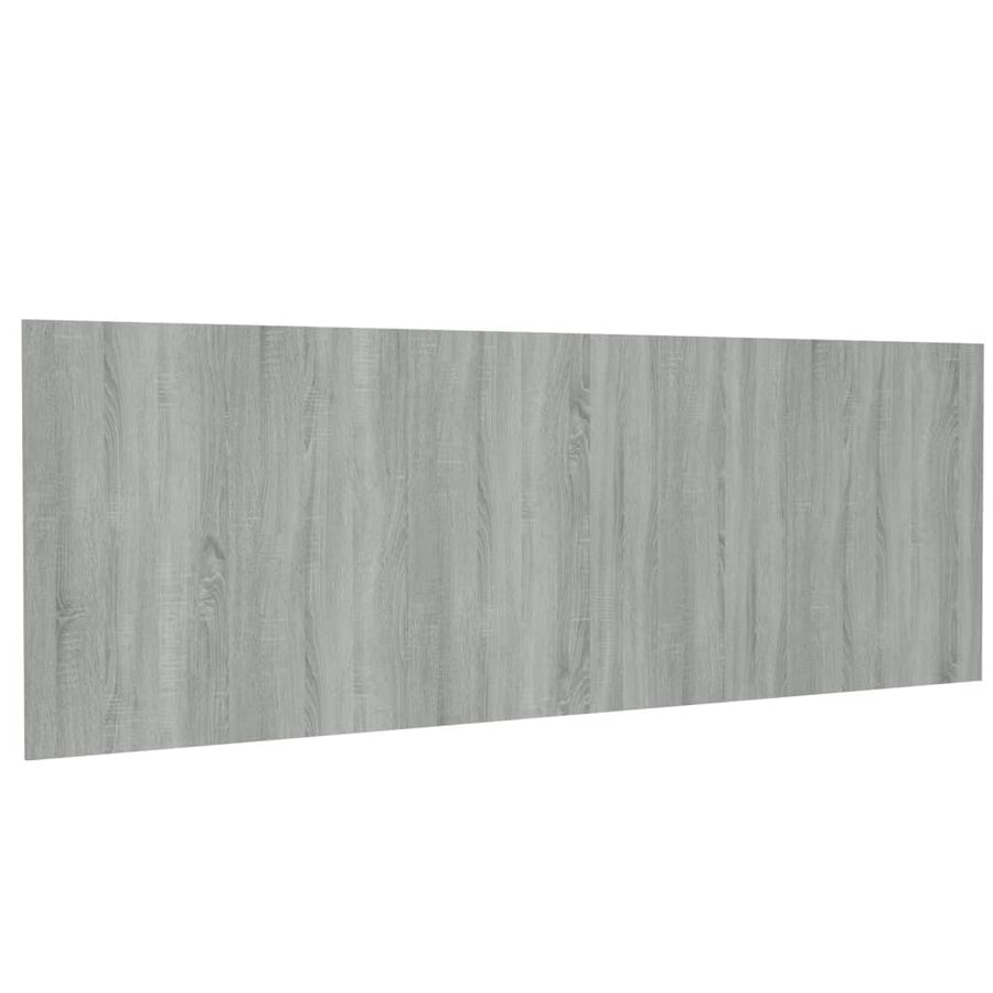 Hoofdbord Wandmodel 240X,5X80 Cm Bewerkt Hout Grijs sonoma