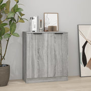 Dressoir 60x30x70 cm bewerkt hout grijs sonoma