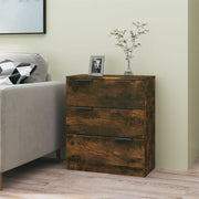 Dressoir 60x30x70 cm bewerkt hout gerookt eiken