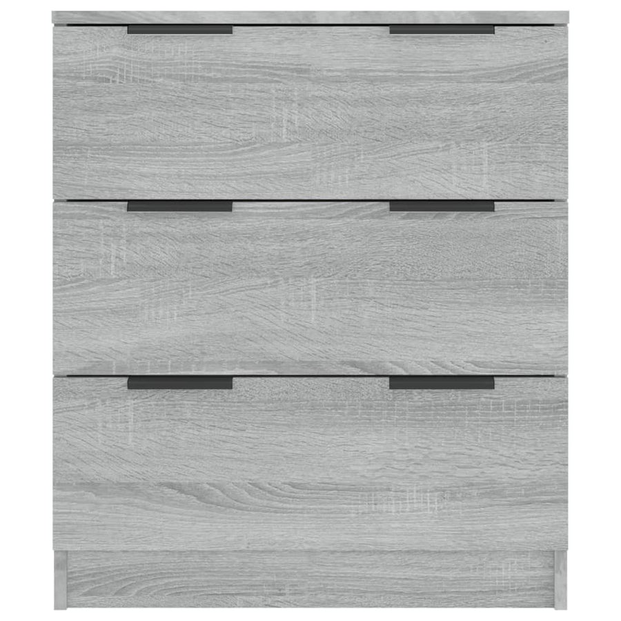 Dressoir 60X30X70 Cm Bewerkt Hout Eikenkleurig Grijs sonoma