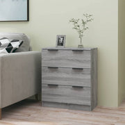 Dressoir 60x30x70 cm bewerkt hout grijs