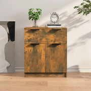Dressoir 60x30x70 cm bewerkt hout gerookt eiken
