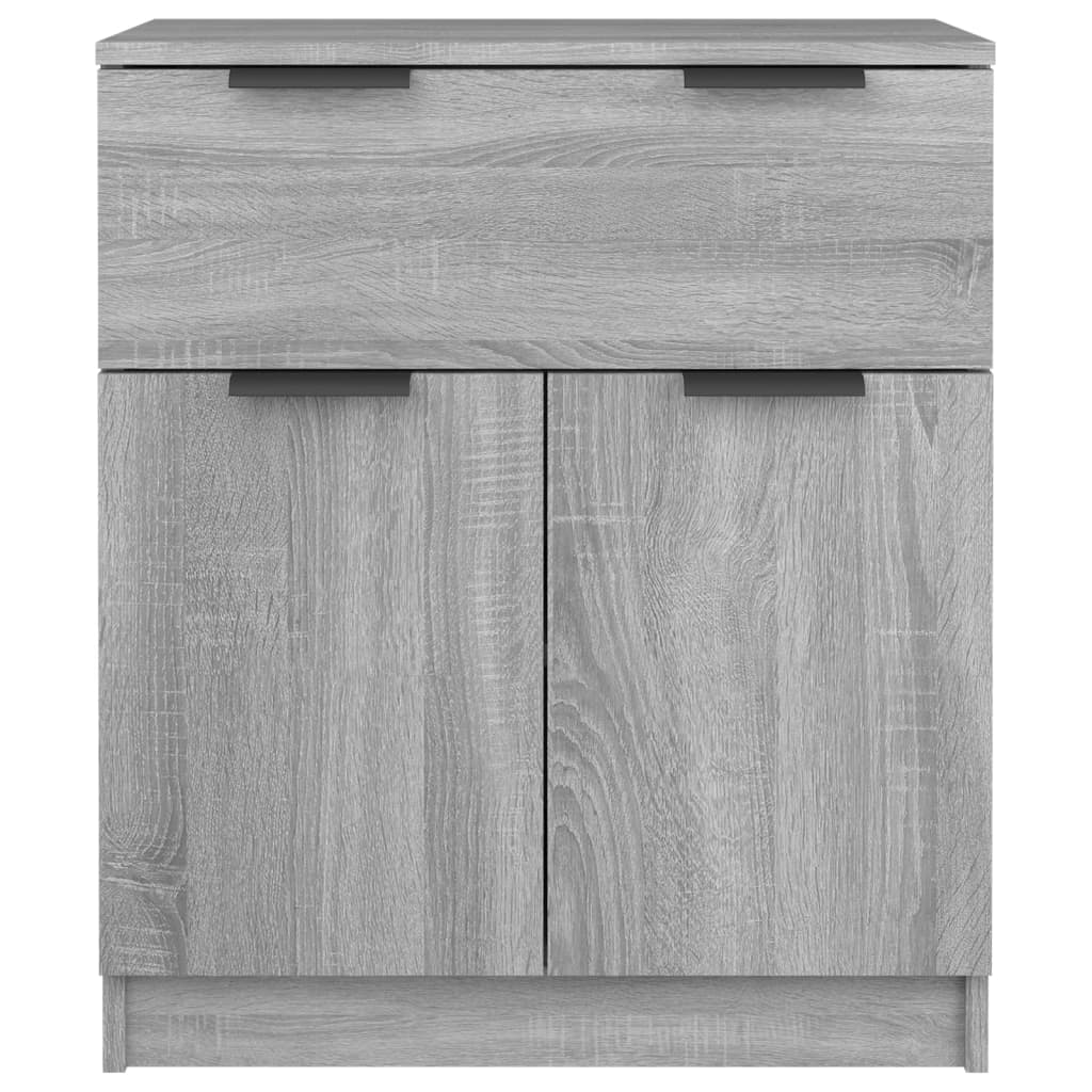 Dressoir 60X30X70 Cm Bewerkt Hout Grijs Sonoma Eikenkleurig