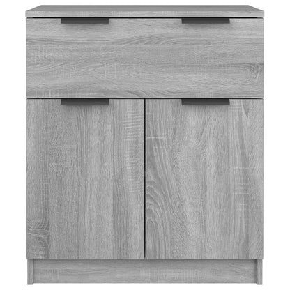Dressoir 60X30X70 Cm Bewerkt Hout Grijs Sonoma Eikenkleurig