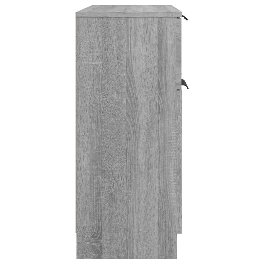 Dressoir 60X30X70 Cm Bewerkt Hout Grijs Sonoma Eikenkleurig