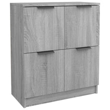 Dressoir 60X30X70 Cm Bewerkt Hout Grijs Sonoma Eikenkleurig