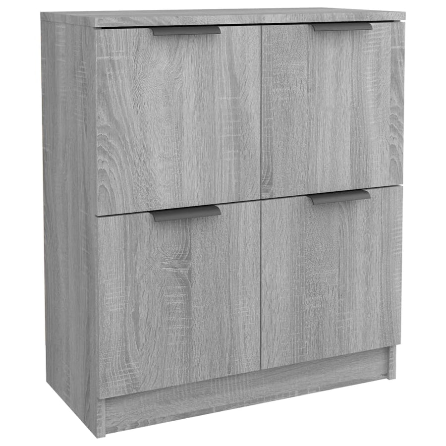 Dressoir 60X30X70 Cm Bewerkt Hout Grijs Sonoma Eikenkleurig