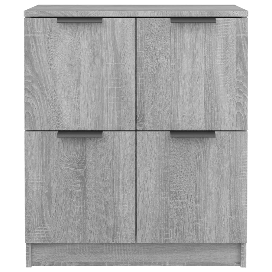 Dressoir 60X30X70 Cm Bewerkt Hout Grijs Sonoma Eikenkleurig
