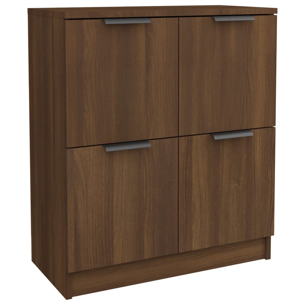 Dressoir 60x30x70 cm bewerkt hout bruin eikenkleur