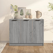 Dressoir 90,5x30x70 cm bewerkt hout grijs