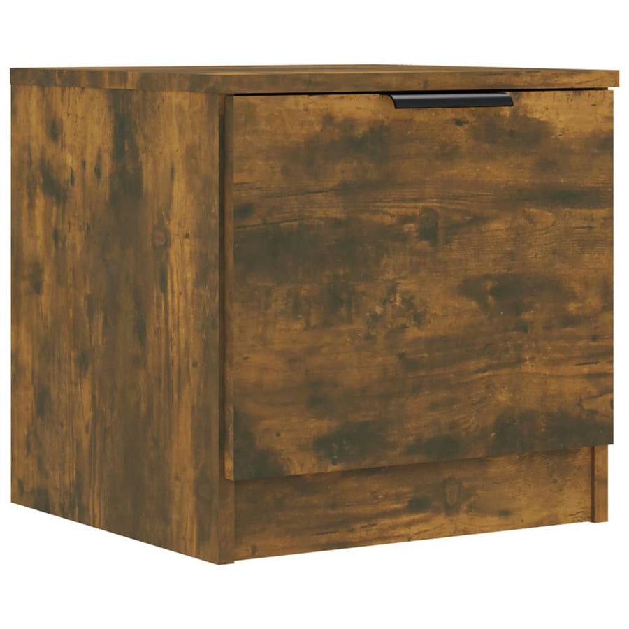 Nachtkastjes 40X39X40 Cm Kleurig 2 Gerookt eiken