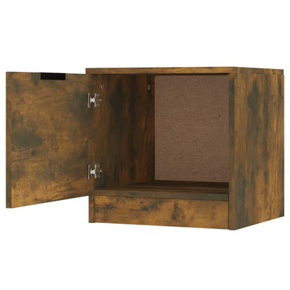 Nachtkastjes 40X39X40 Cm Kleurig 2 Gerookt eiken