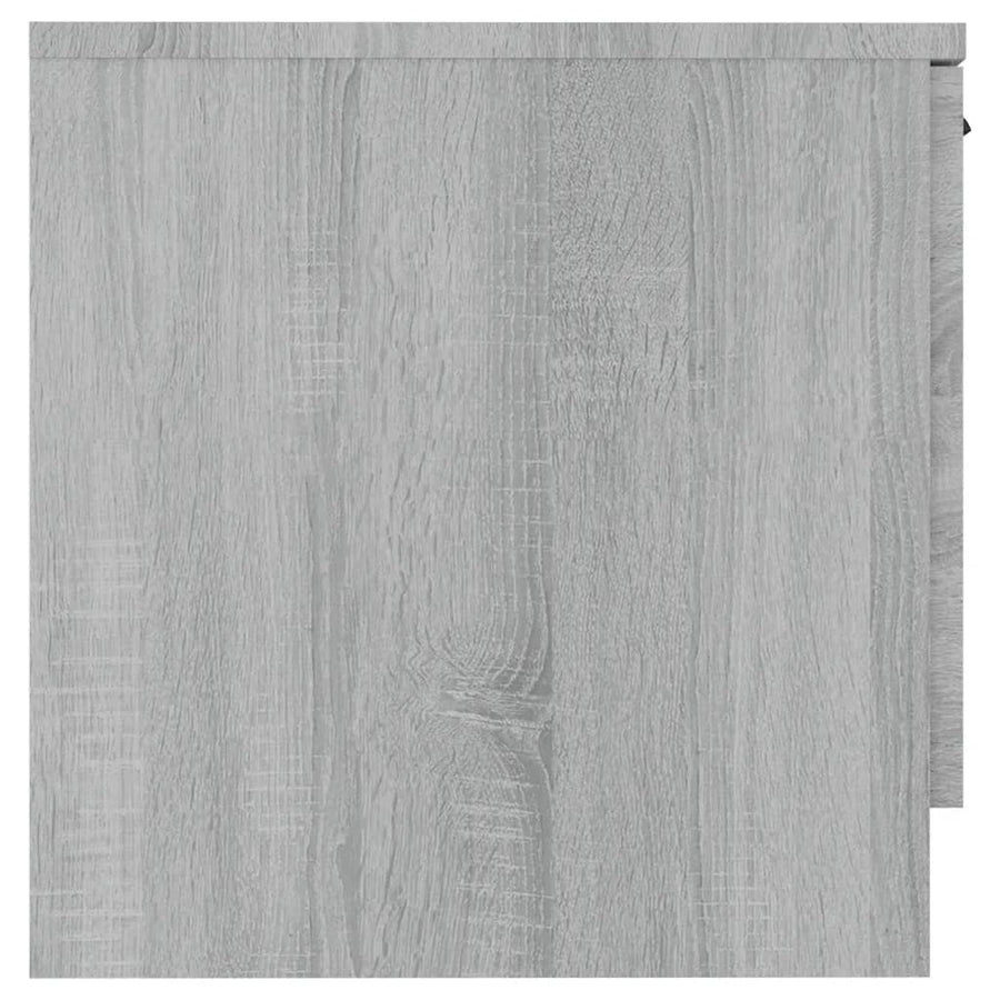 Nachtkastjes 40X39X40 Cm Eikenkleurig 2 Grijs sonoma