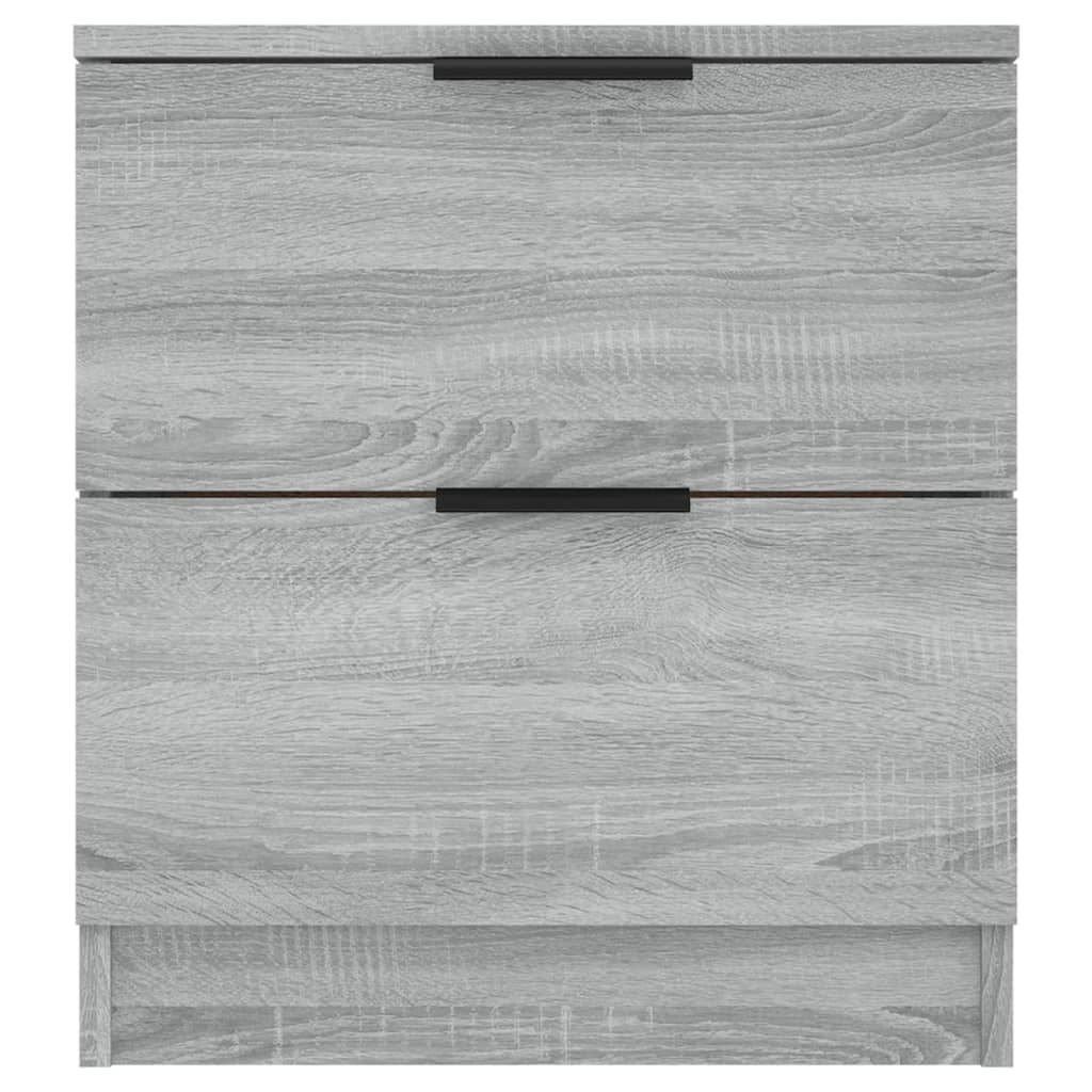 Nachtkastjes Bewerkt Hout Eikenkleurig 2 Grijs sonoma