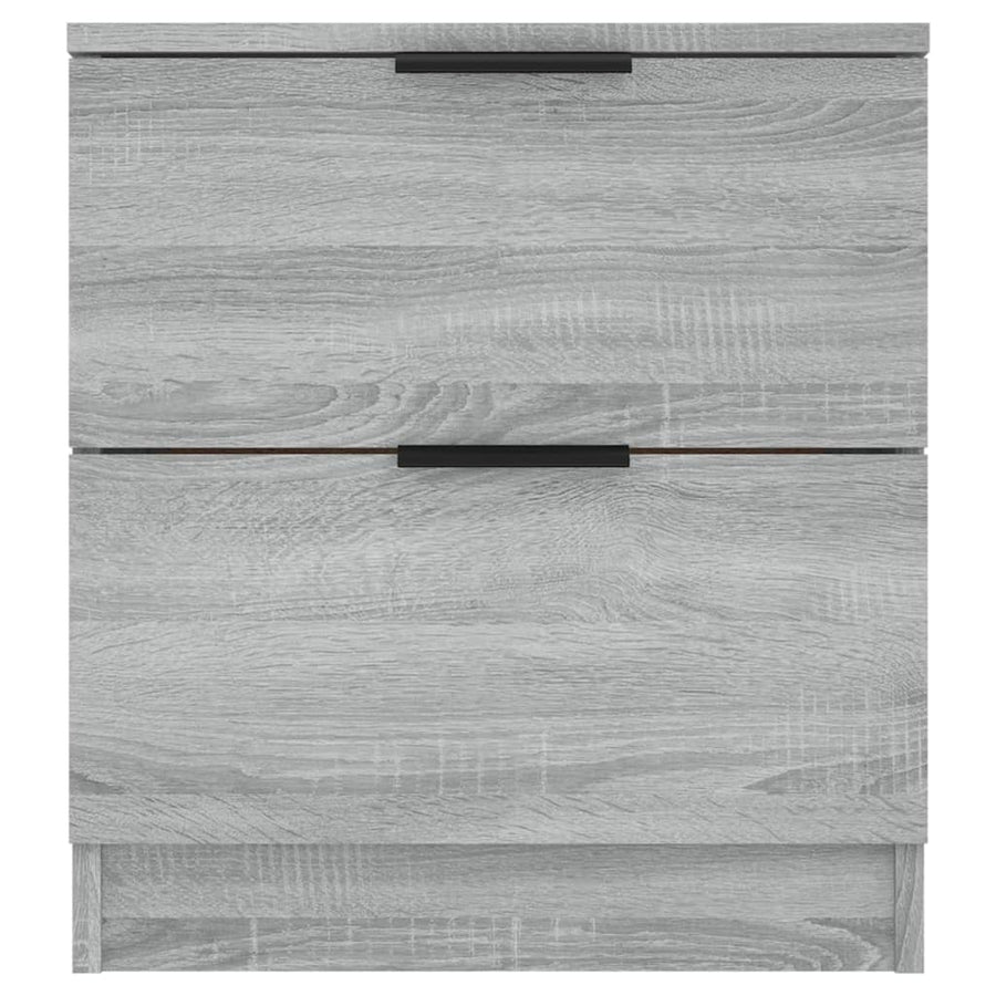 Nachtkastjes Bewerkt Hout Eikenkleurig 2 Grijs sonoma