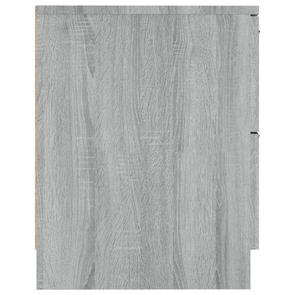 Nachtkastjes Bewerkt Hout Eikenkleurig 2 Grijs sonoma