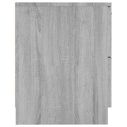 Nachtkastjes Bewerkt Hout Eikenkleurig 2 Grijs sonoma