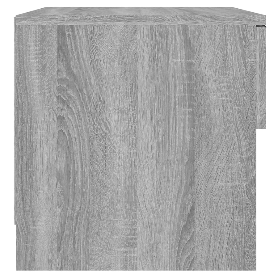 Nachtkastjes 2 St Bewerkt Hout Grijs Sonoma Eikenkleurig