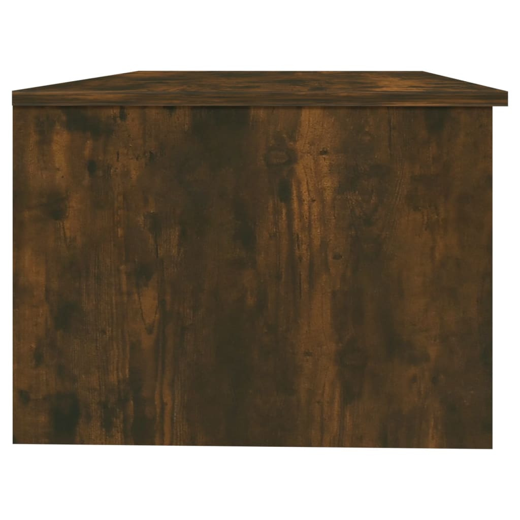 Salontafel 102X50X36 Cm Bewerkt Hout Gerookt Eikenkleurig