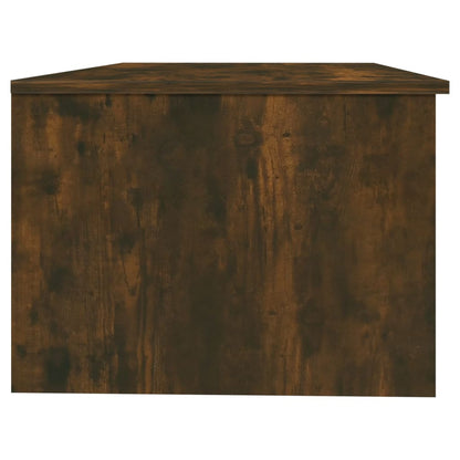 Salontafel 102X50X36 Cm Bewerkt Hout Gerookt Eikenkleurig