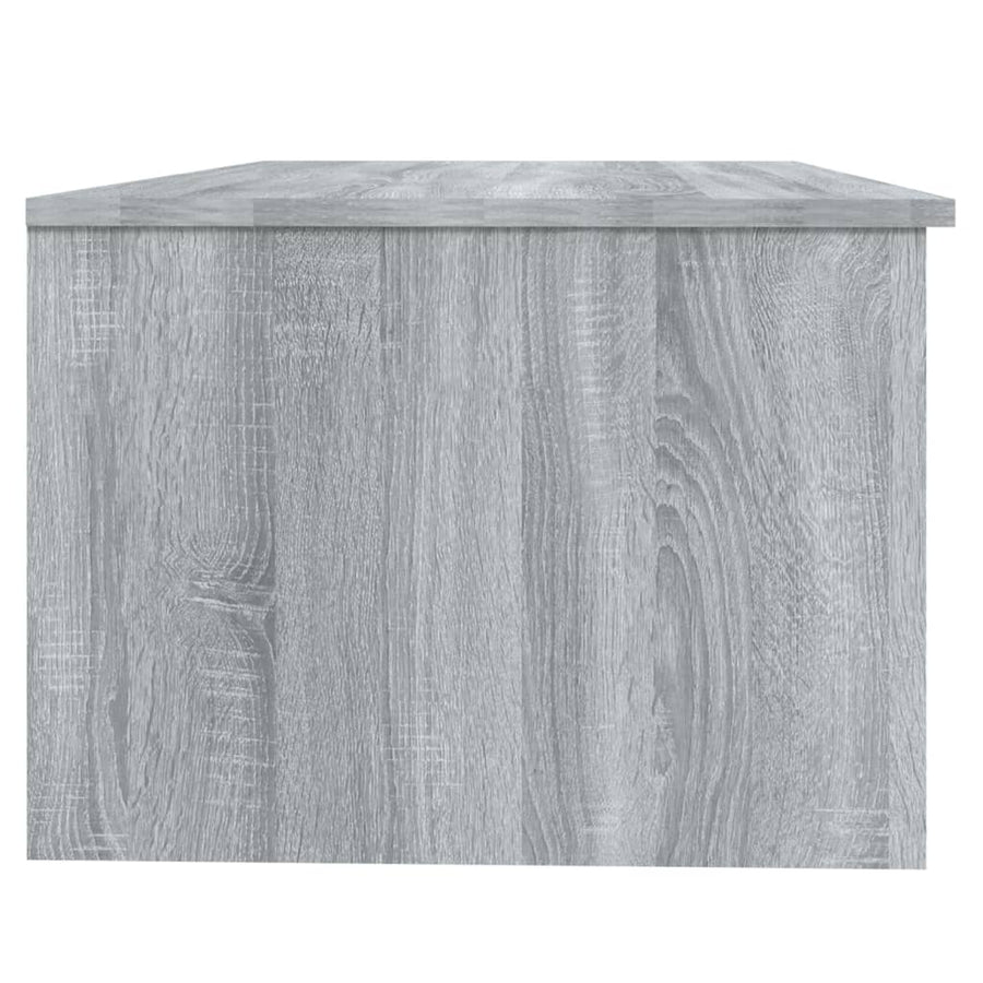 Salontafel 102X50X36 Cm Bewerkt Hout Grijs Sonoma Eikenkleurig