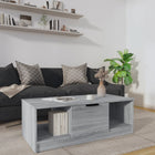Salontafel 102x50x36 cm grijs sonoma eiken