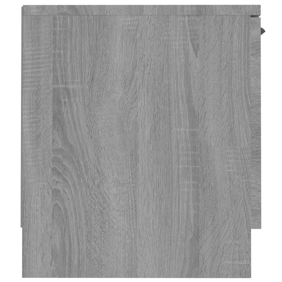 Tv-meubel 140x35x40 cm bewerkt hout grijs sonoma eikenkleurig Grijs sonoma