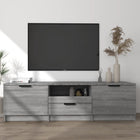 Tv-meubel 140x35x40 cm grijs sonoma eiken