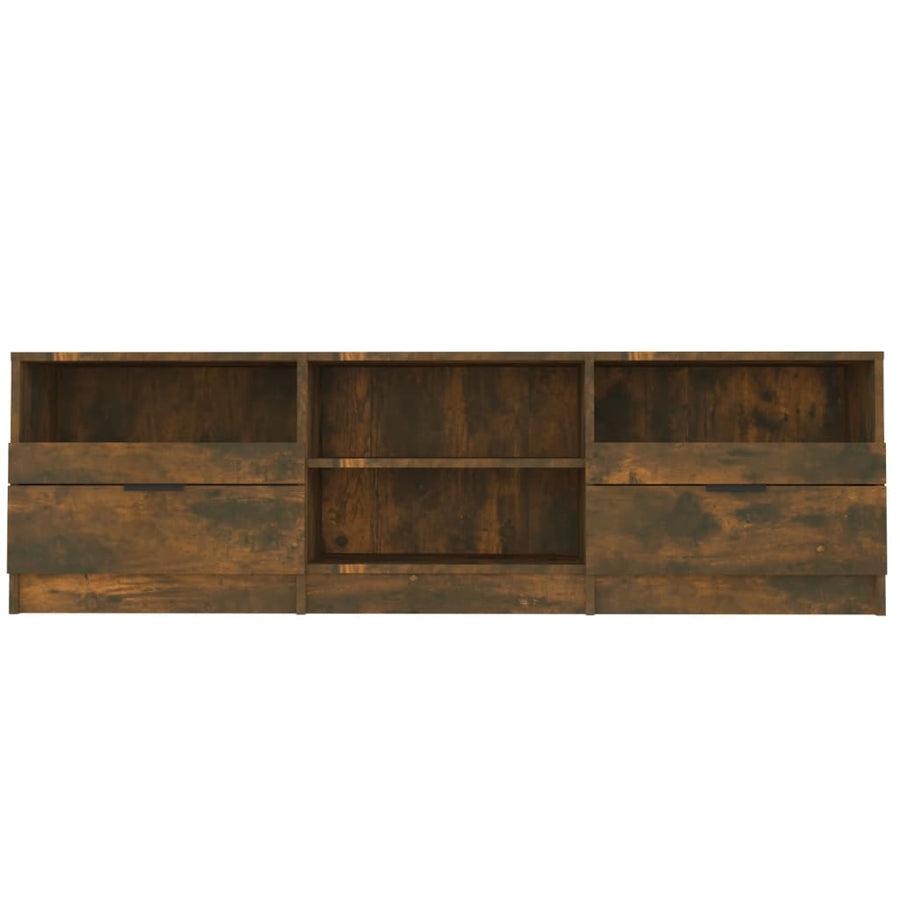 Tv-Meubel 50X33,5X45 Cm Bewerkt Hout Kleurig Gerookt eiken