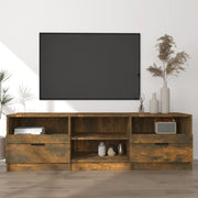 Tv-meubel 150x33,5x45 cm bewerkt hout gerookt eiken
