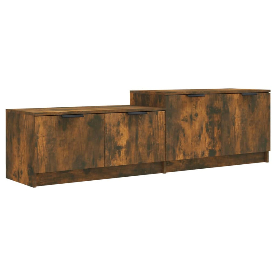 Tv-Meubel 58,5X36X45 Cm Bewerkt Hout Kleurig Gerookt eiken