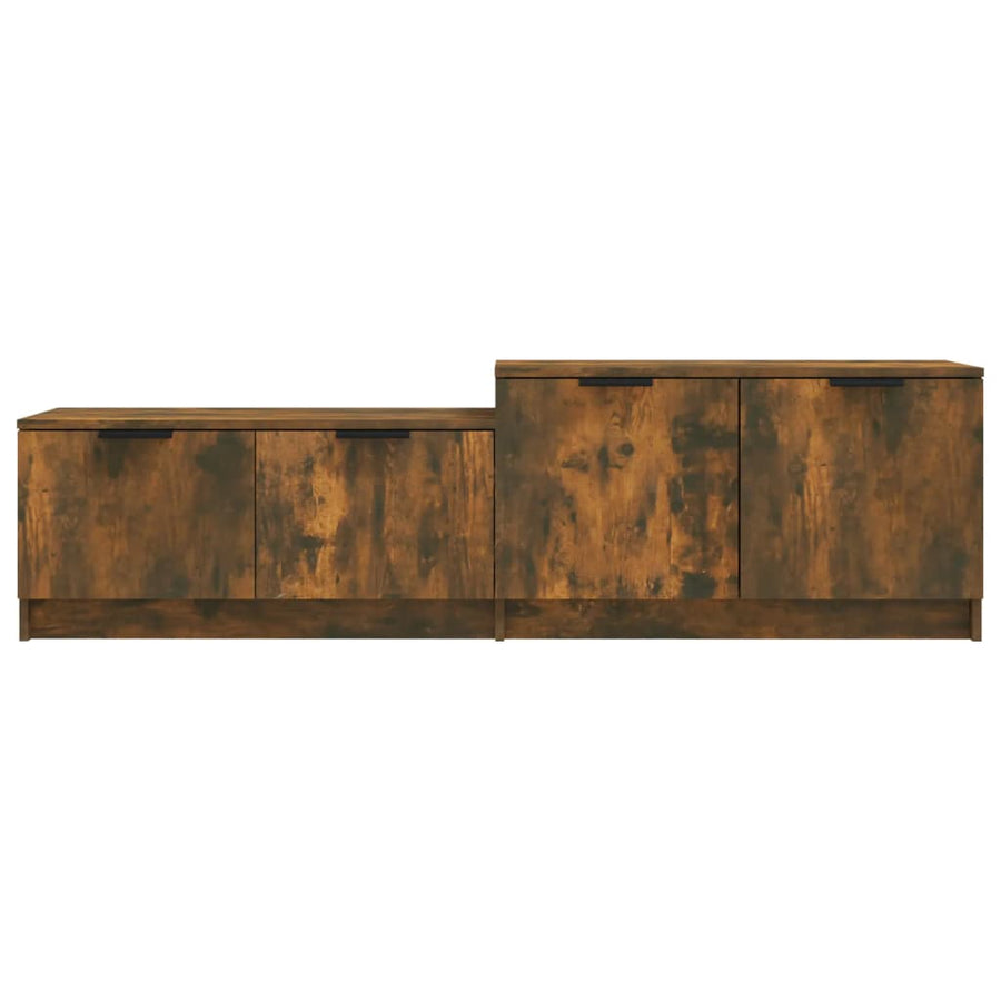 Tv-Meubel 58,5X36X45 Cm Bewerkt Hout Kleurig Gerookt eiken