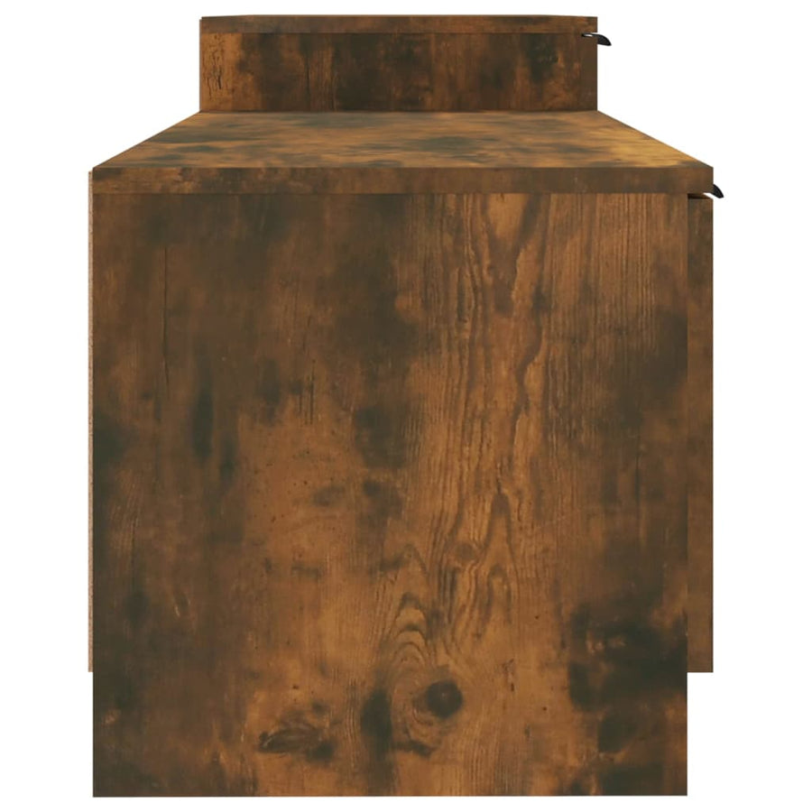 Tv-Meubel 58,5X36X45 Cm Bewerkt Hout Kleurig Gerookt eiken