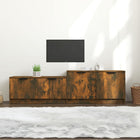 TV cabinet 158.5x36x45 cm engineered wood smoked oak colour