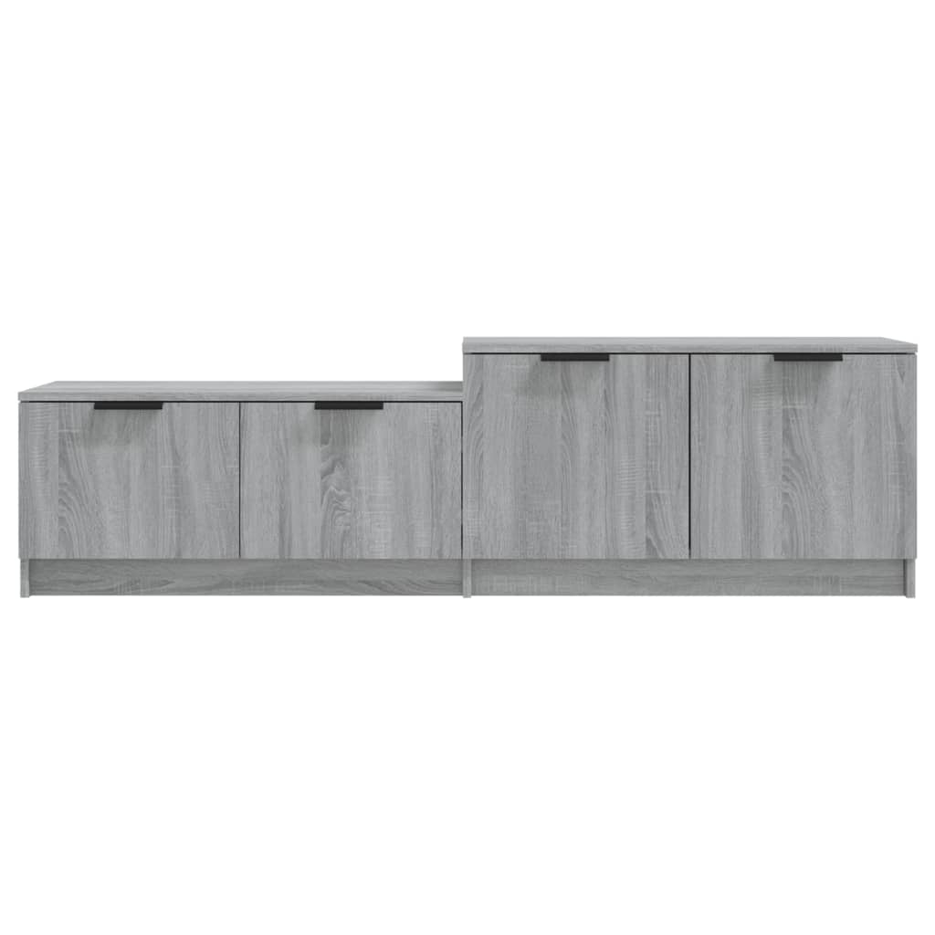 Tv-Meubel 58,5X36X45 Cm Bewerkt Hout Eikenkleurig Grijs sonoma