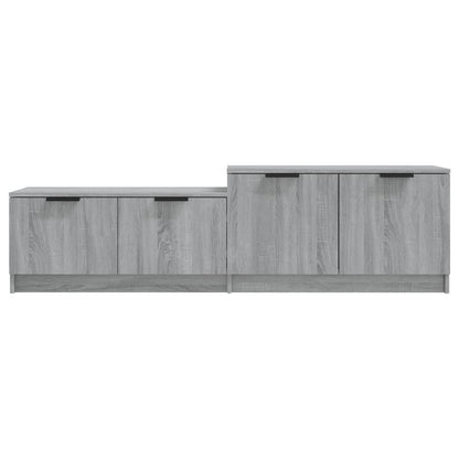 Tv-Meubel 58,5X36X45 Cm Bewerkt Hout Eikenkleurig Grijs sonoma