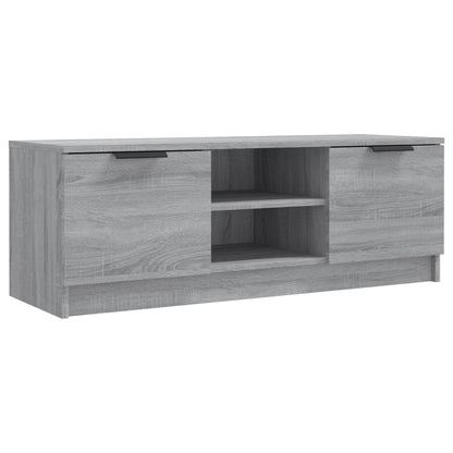 Tv-Meubel 02X35X36,5 Cm Bewerkt Hout Eikenkleurig Grijs sonoma