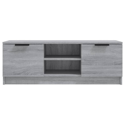 Tv-Meubel 02X35X36,5 Cm Bewerkt Hout Eikenkleurig Grijs sonoma