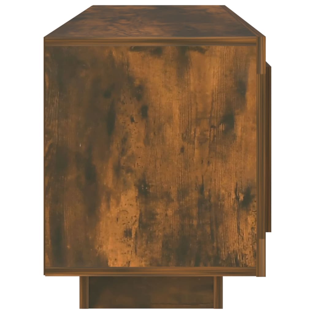 Tv-Meubel 102X35X45 Cm Bewerkt Hout Kleurig Gerookt eiken